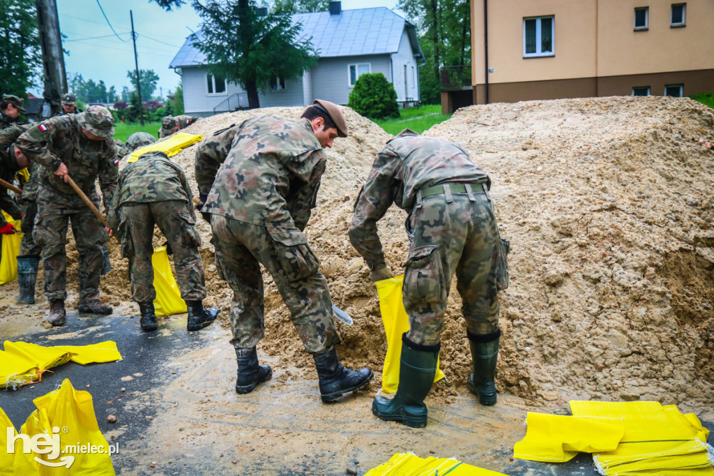 Powódź w powiecie mieleckim - 23 maja 2019
