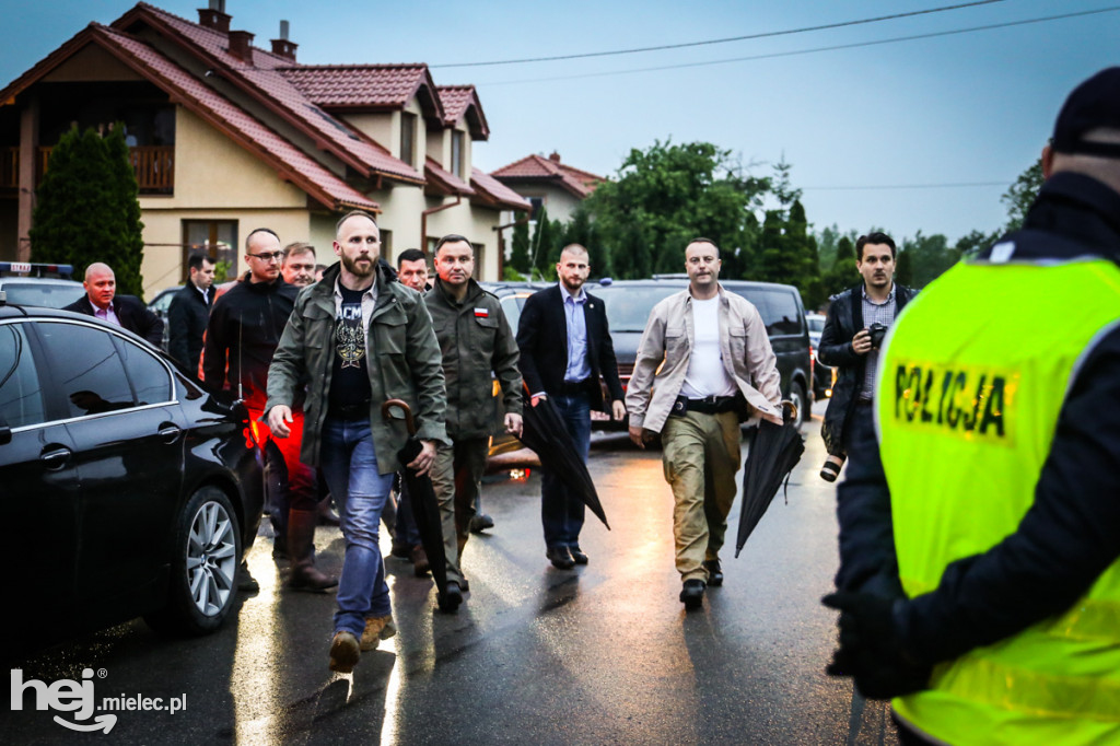 Prezydent Andrzej Duda w Izbiskach