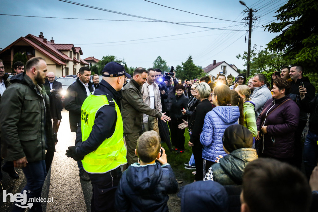 Prezydent Andrzej Duda w Izbiskach