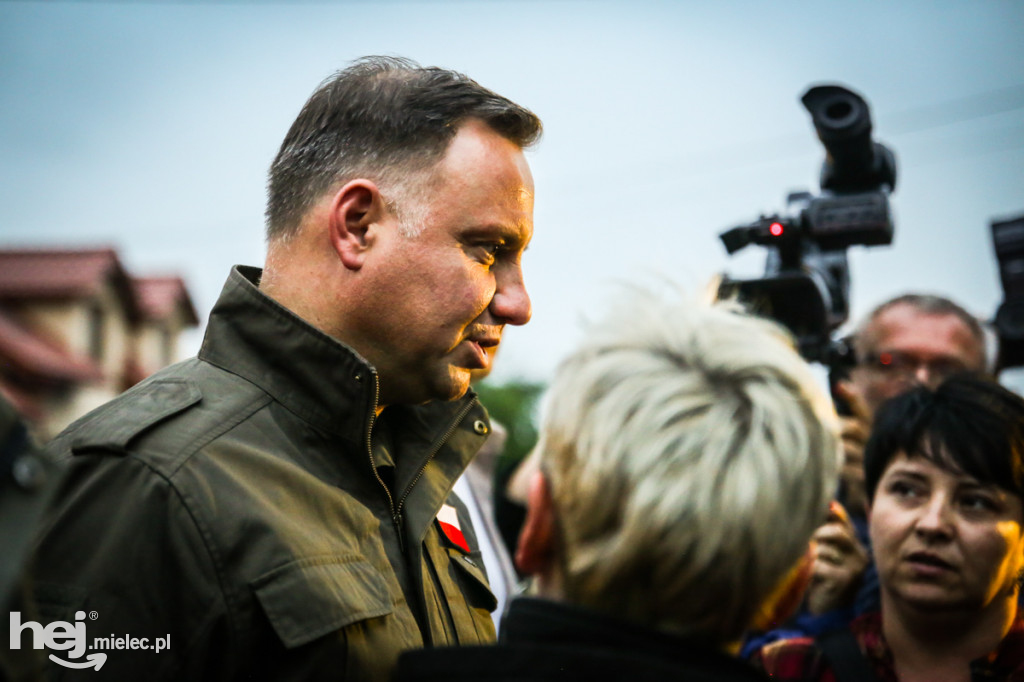 Prezydent Andrzej Duda w Izbiskach