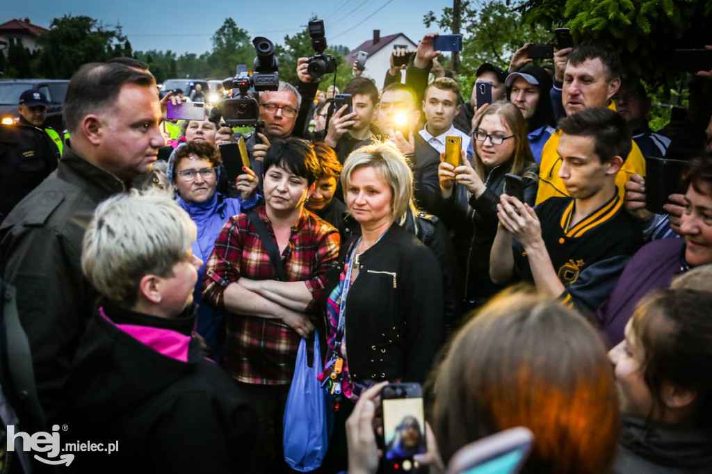 Prezydent Andrzej Duda w Izbiskach