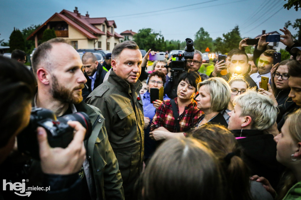 Prezydent Andrzej Duda w Izbiskach
