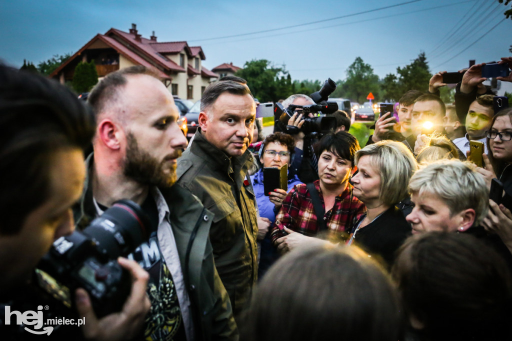 Prezydent Andrzej Duda w Izbiskach