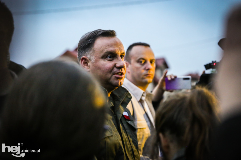 Prezydent Andrzej Duda w Izbiskach