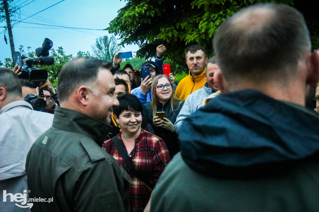 Prezydent Andrzej Duda w Izbiskach