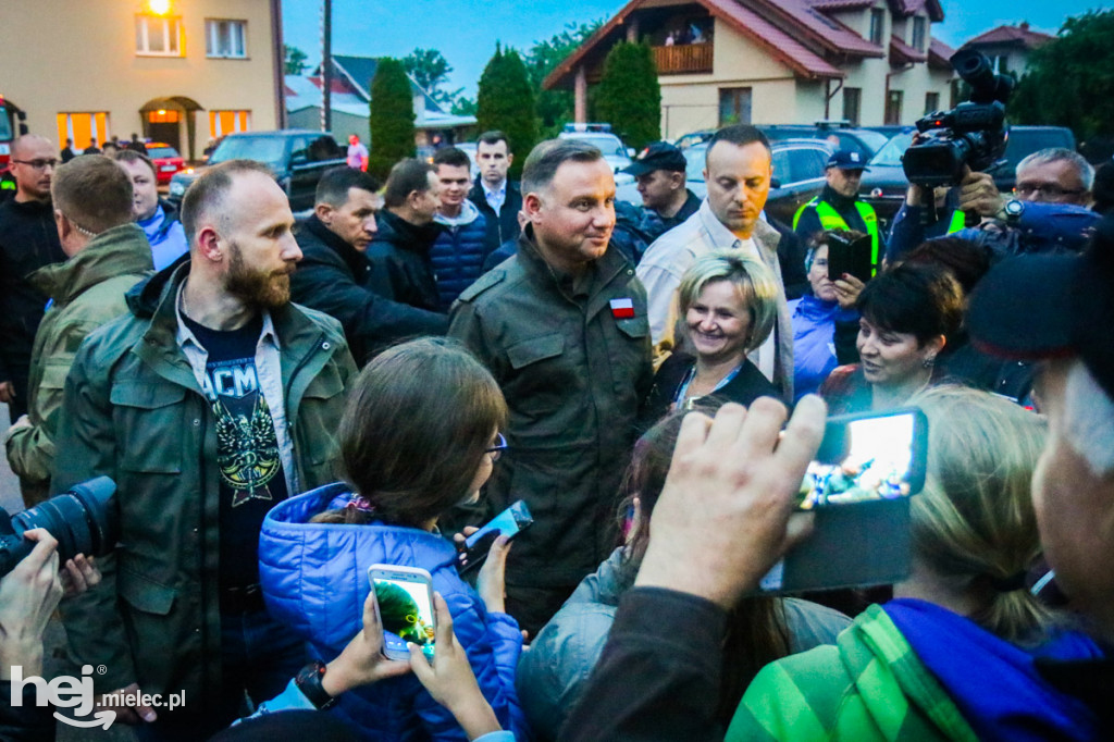 Prezydent Andrzej Duda w Izbiskach