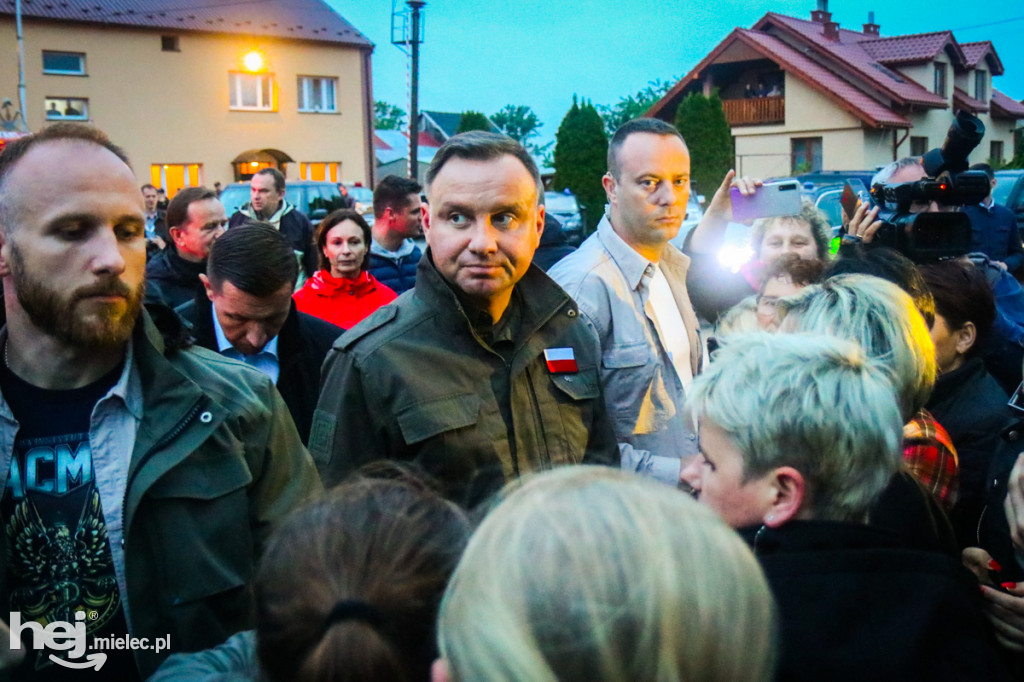 Prezydent Andrzej Duda w Izbiskach