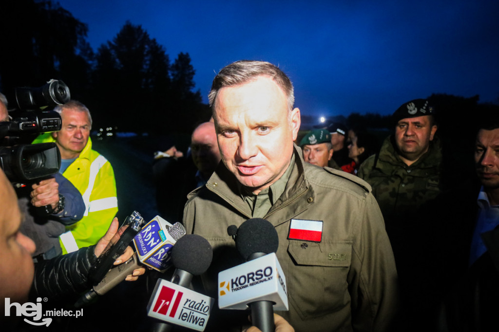 Prezydent Andrzej Duda w Izbiskach