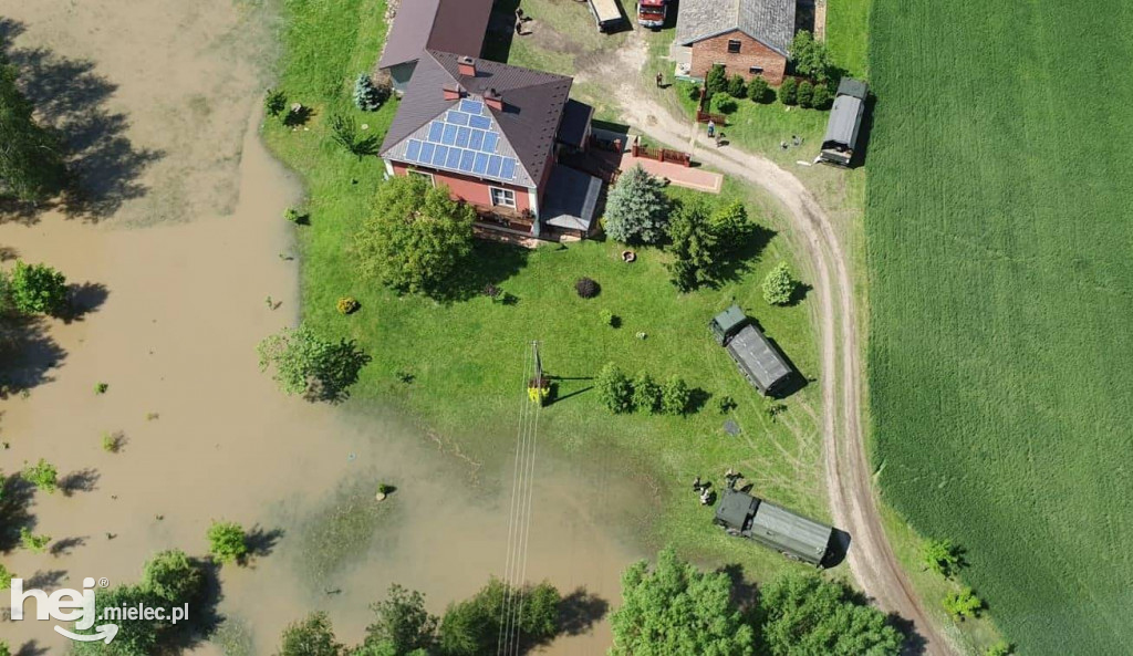 Powódź w powiecie mieleckim - 25 maja 2019