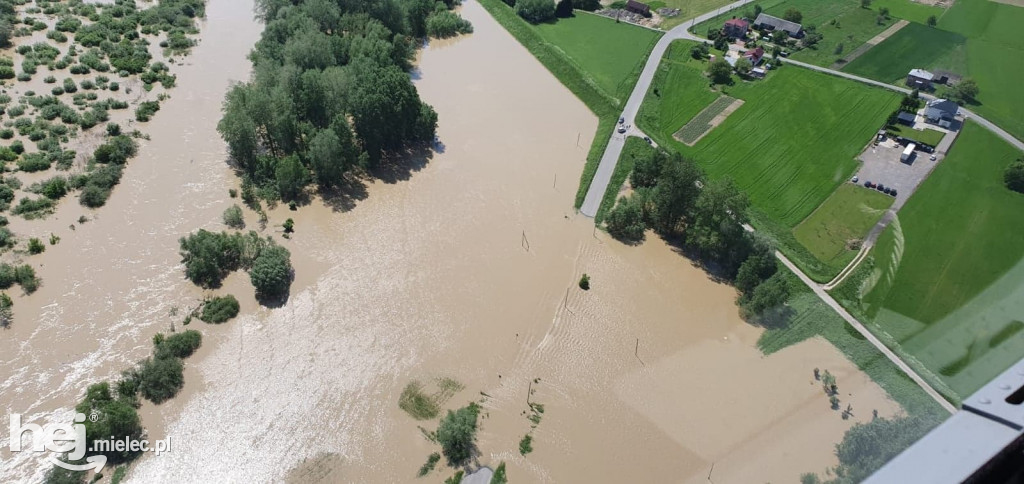 Powódź w powiecie mieleckim - 25 maja 2019