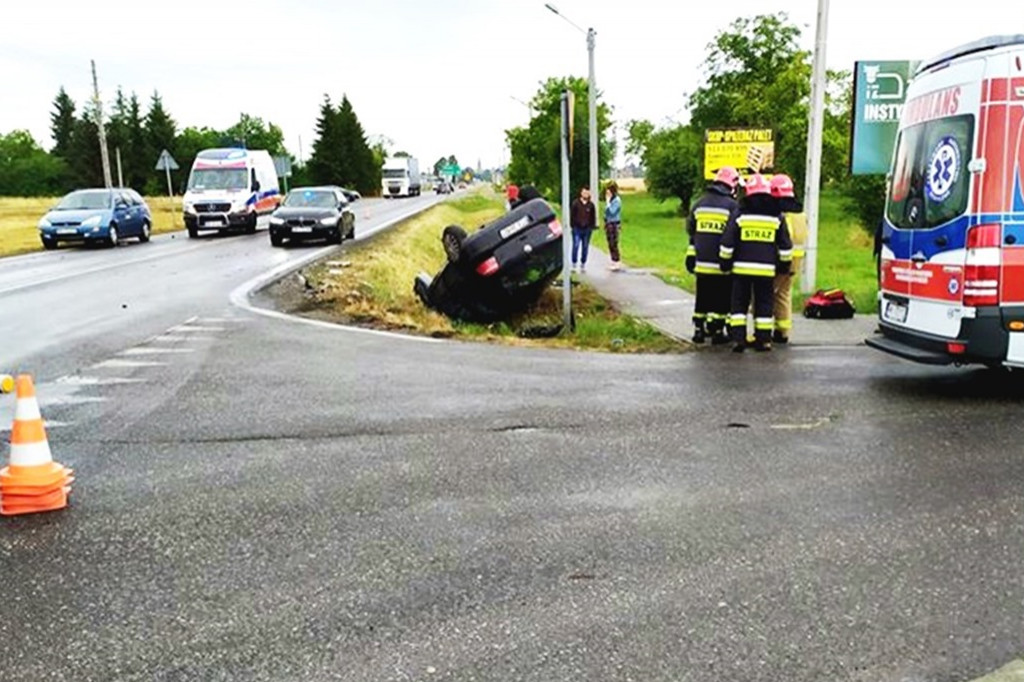 Wypadek w Chorzelowie
