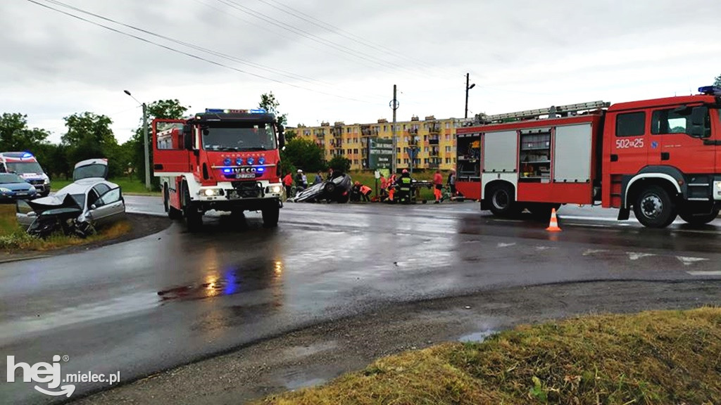 Wypadek w Chorzelowie