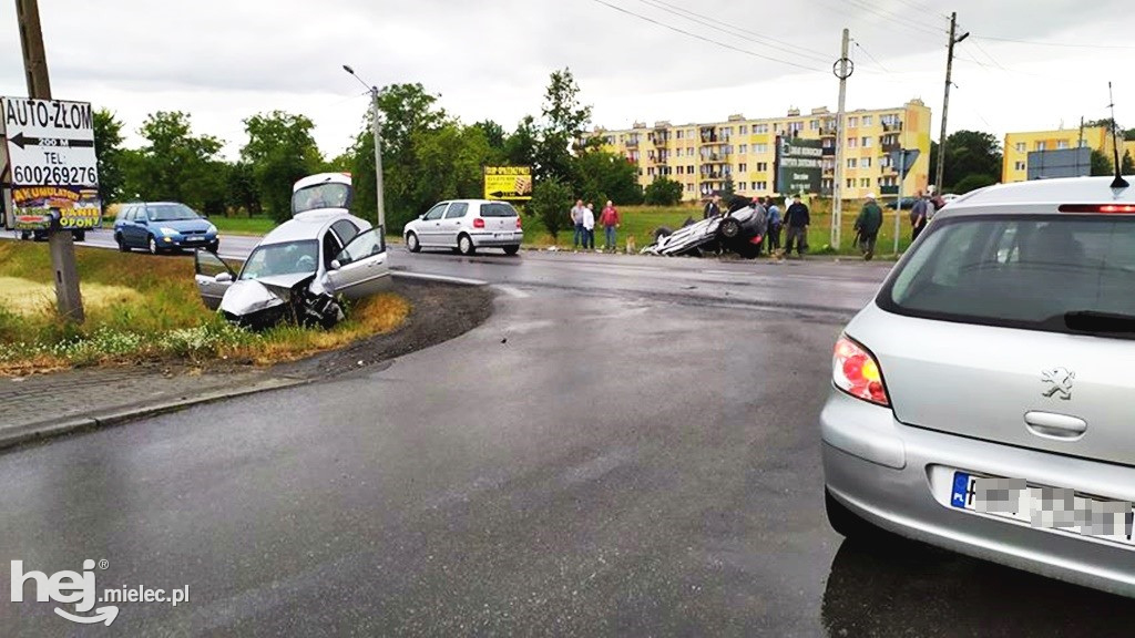 Wypadek w Chorzelowie
