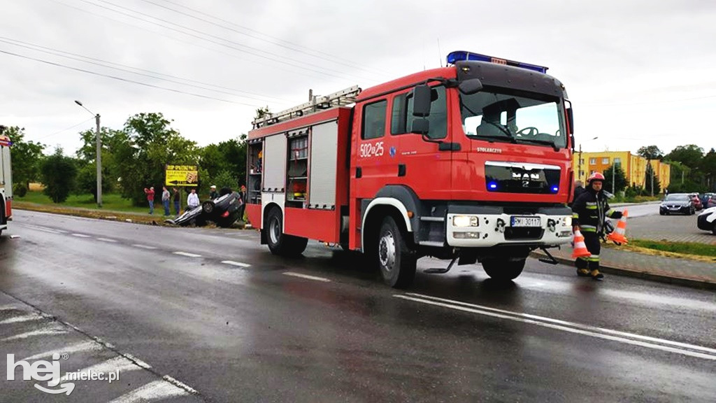 Wypadek w Chorzelowie