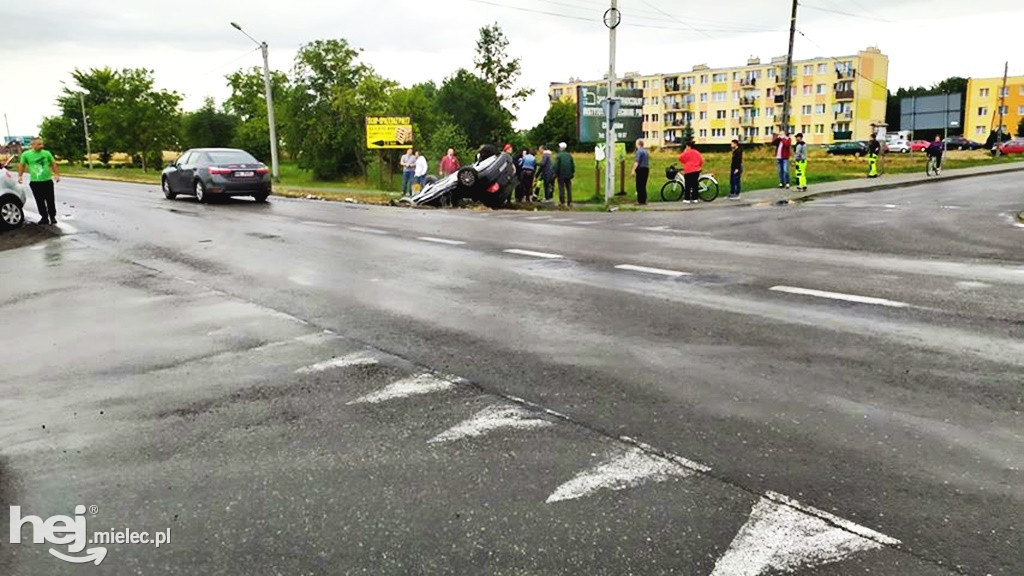 Wypadek w Chorzelowie