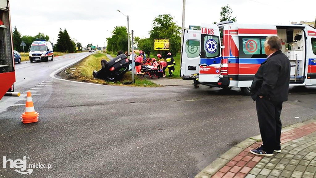 Wypadek w Chorzelowie