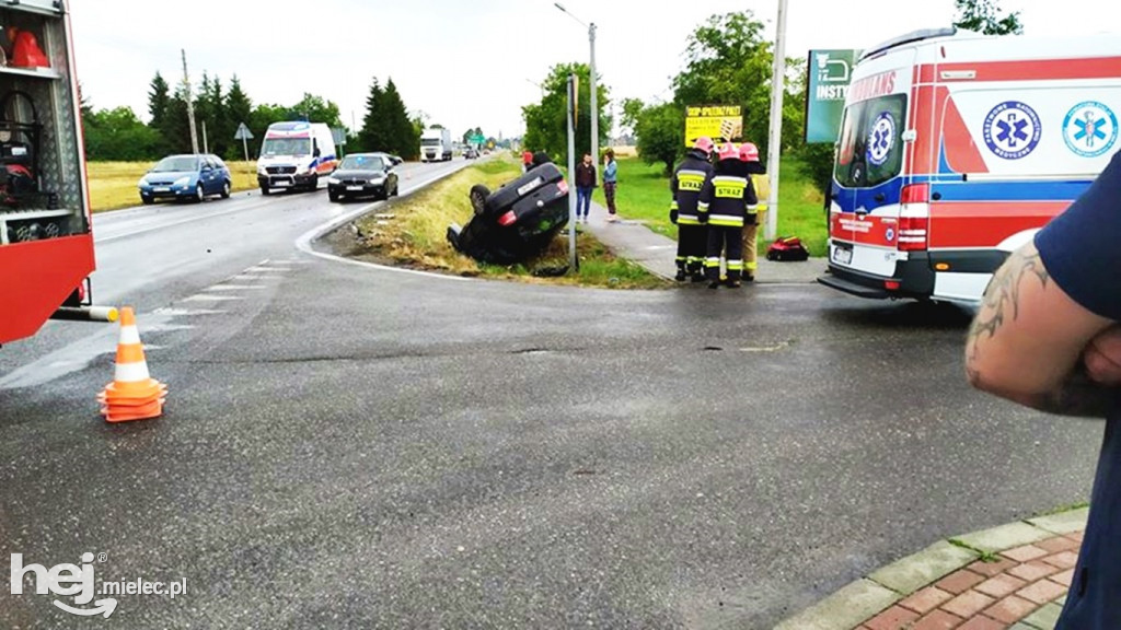 Wypadek w Chorzelowie