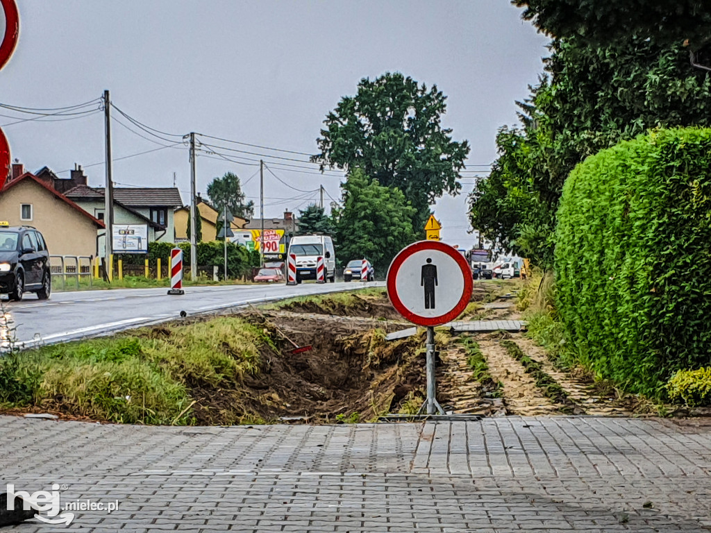 Utrudnienia w Chorzelowie - 24 lipca 2019