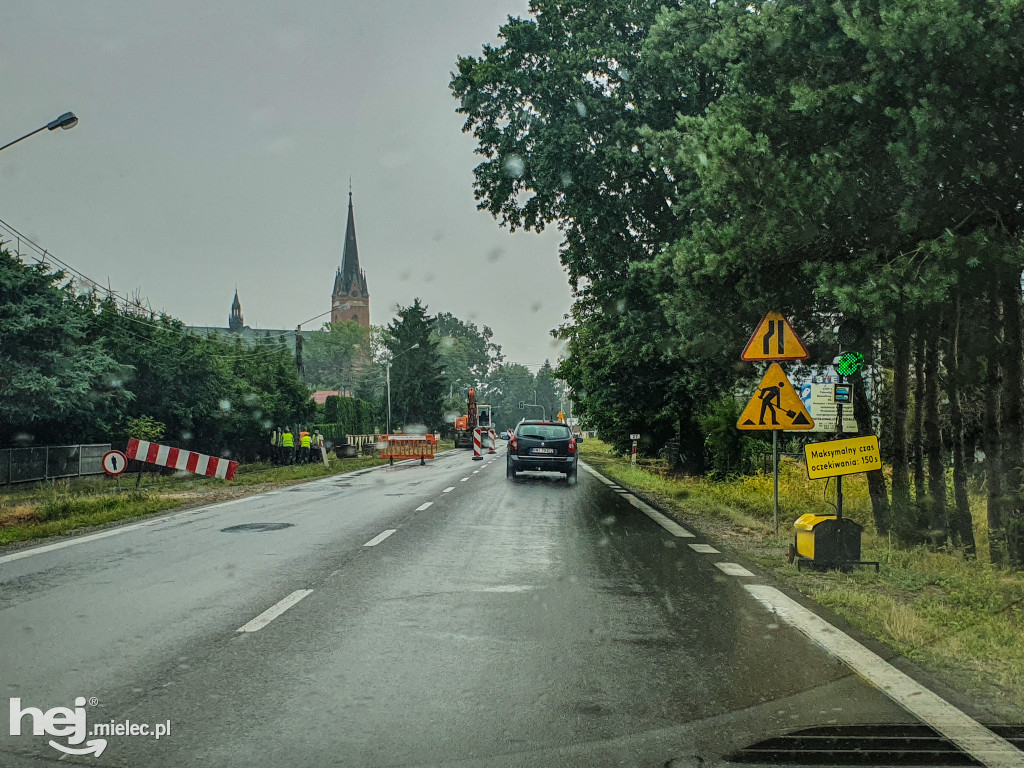 Utrudnienia w Chorzelowie - 24 lipca 2019