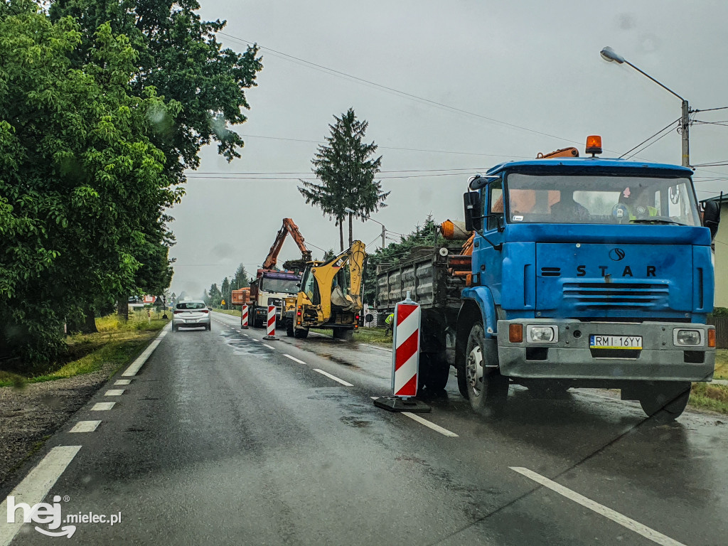 Utrudnienia w Chorzelowie - 24 lipca 2019