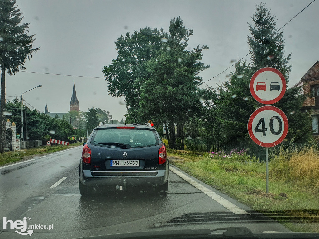 Utrudnienia w Chorzelowie - 24 lipca 2019