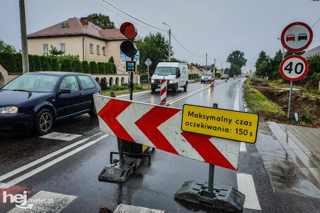 Utrudnienia w Chorzelowie - 24 lipca 2019