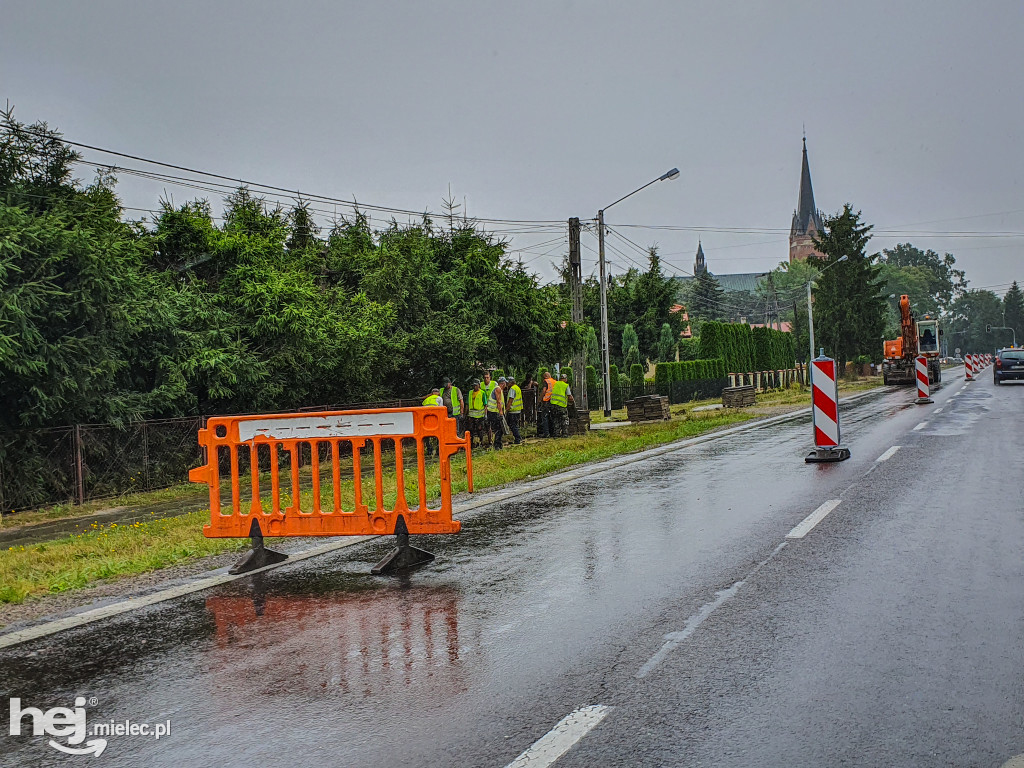 Utrudnienia w Chorzelowie - 24 lipca 2019