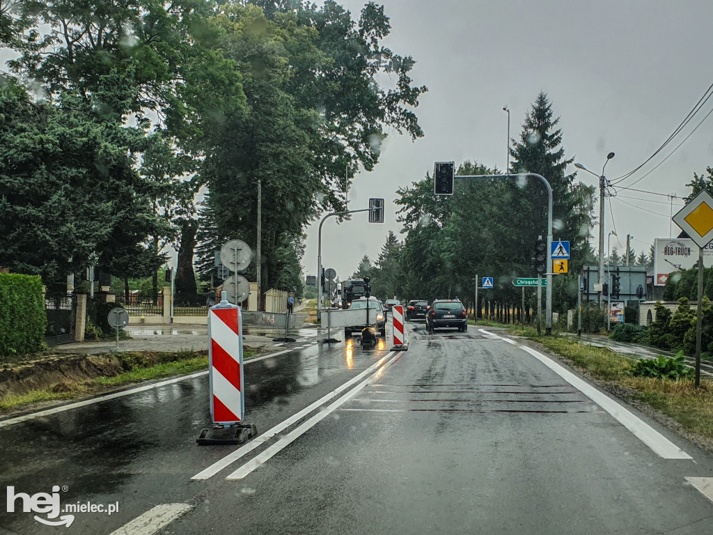 Utrudnienia w Chorzelowie - 24 lipca 2019