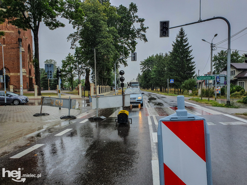 Utrudnienia w Chorzelowie - 24 lipca 2019