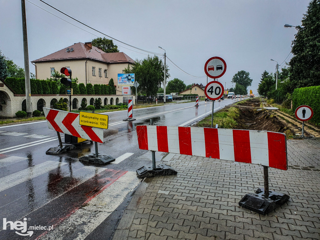 Utrudnienia w Chorzelowie - 24 lipca 2019