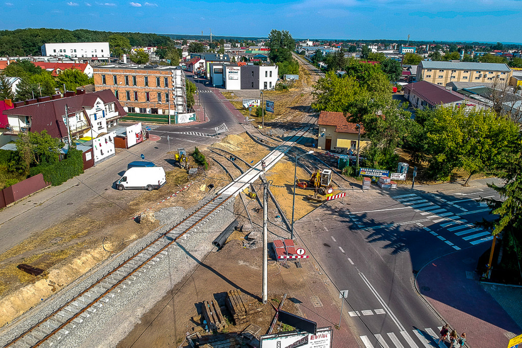 DRON: Modernizacja przejazdu kolejowego
