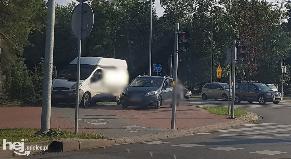 Kolizja z udziałem prezydenta Mielca