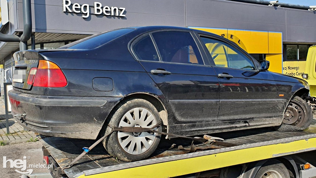 Rajd BMW na stacji paliw
