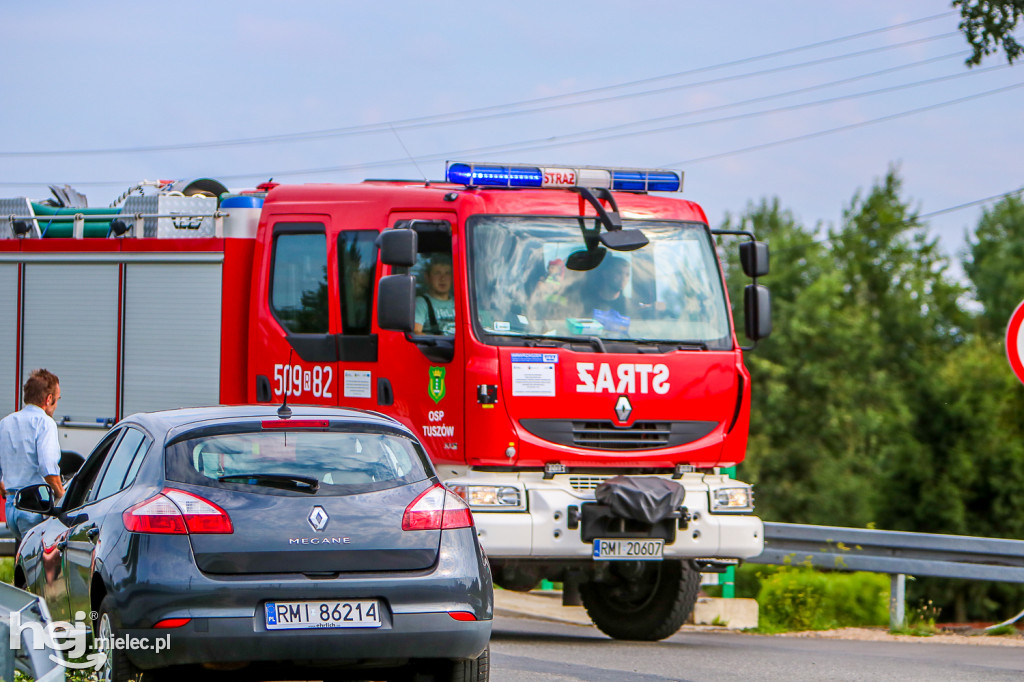 Pożar w tartaku w Czajkowej
