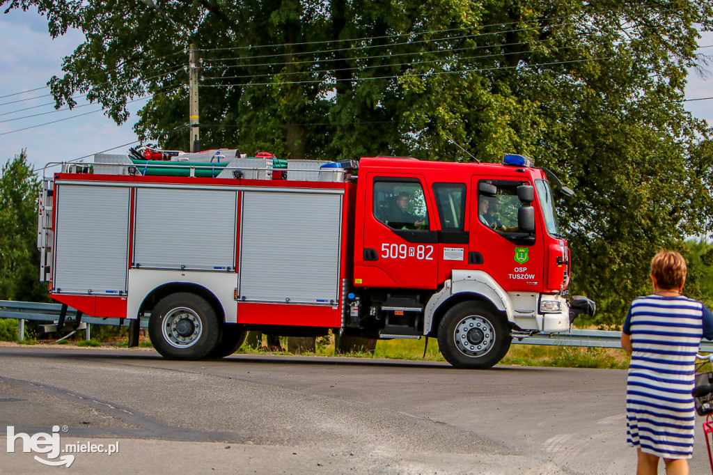 Pożar w tartaku w Czajkowej