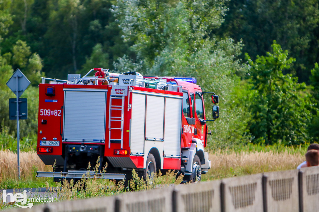 Pożar w tartaku w Czajkowej