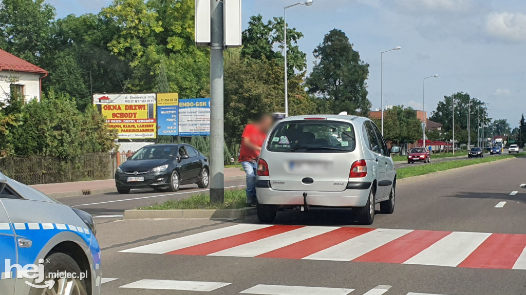 Potrącenie rowerzysty na Sienkiewicza