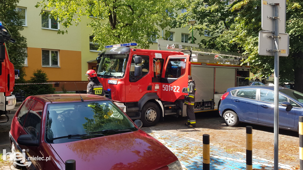 Pożar mieszkania przy ul. Tetmajera