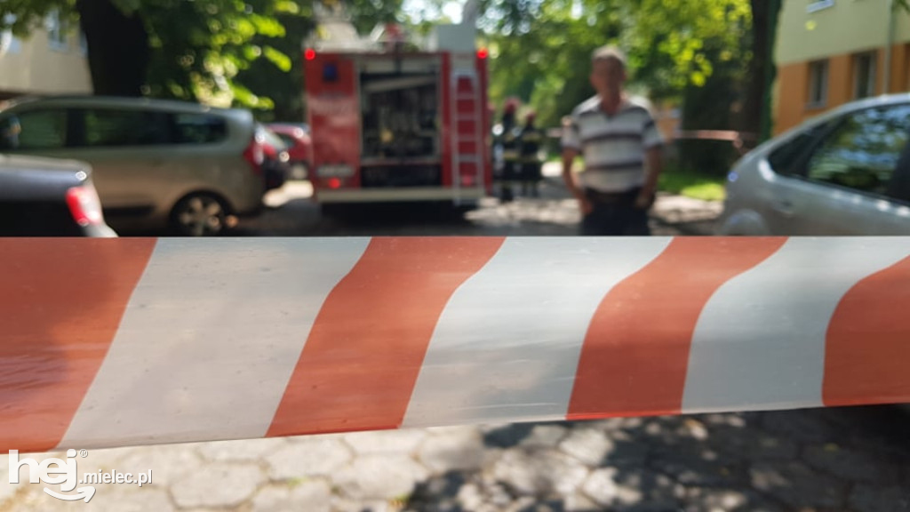 Pożar mieszkania przy ul. Tetmajera