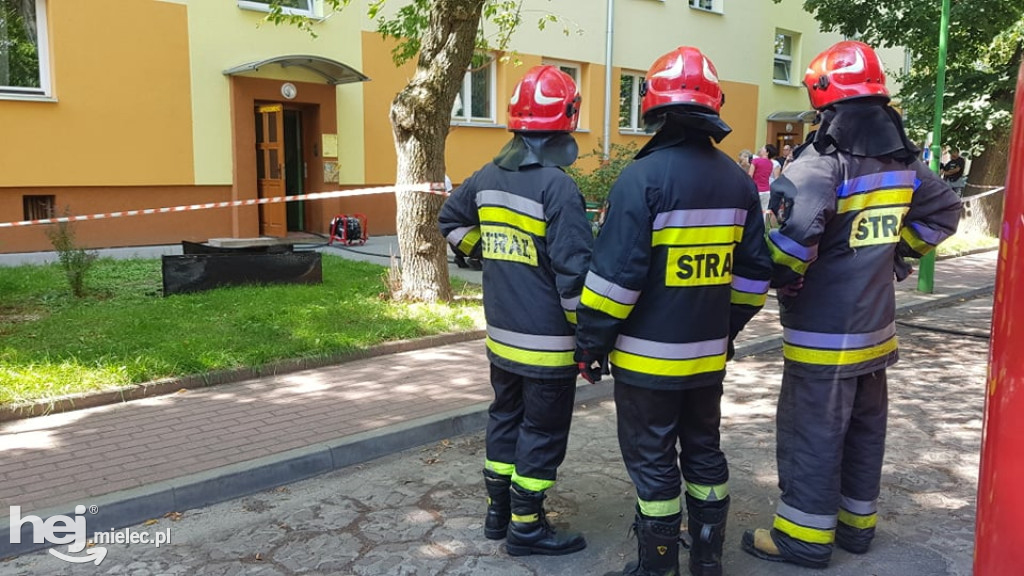 Pożar mieszkania przy ul. Tetmajera