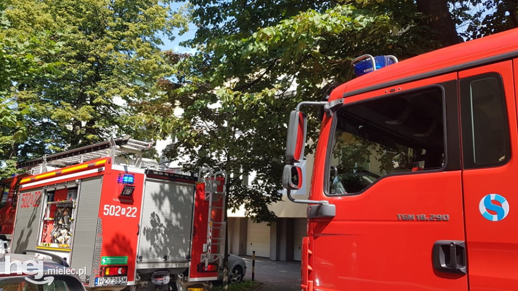 Pożar mieszkania przy ul. Tetmajera