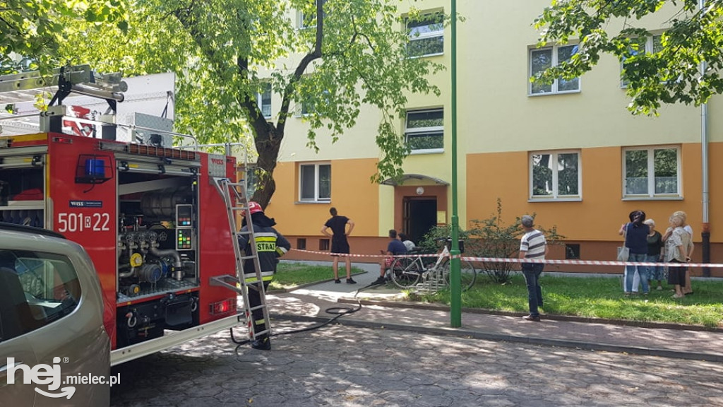 Pożar mieszkania przy ul. Tetmajera