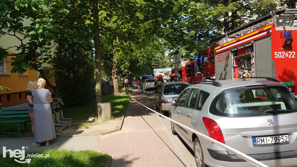Pożar mieszkania przy ul. Tetmajera