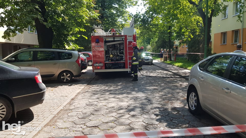 Pożar mieszkania przy ul. Tetmajera