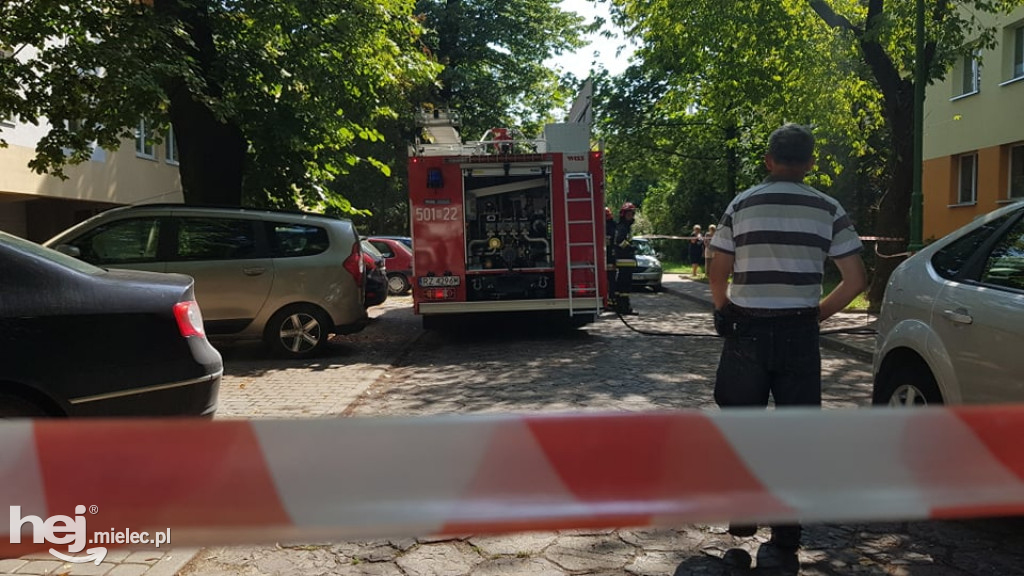 Pożar mieszkania przy ul. Tetmajera