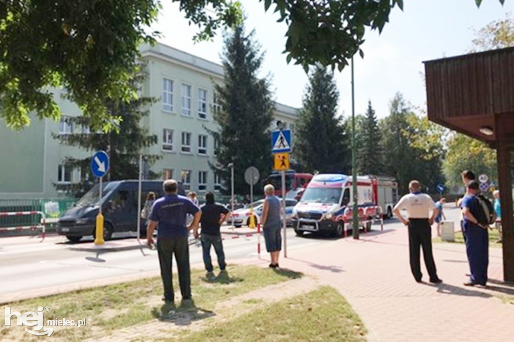 Potrącenie rowerzystki na Żeromskiego