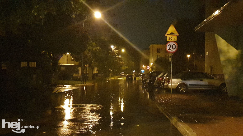 Ulewa nad Mielcem