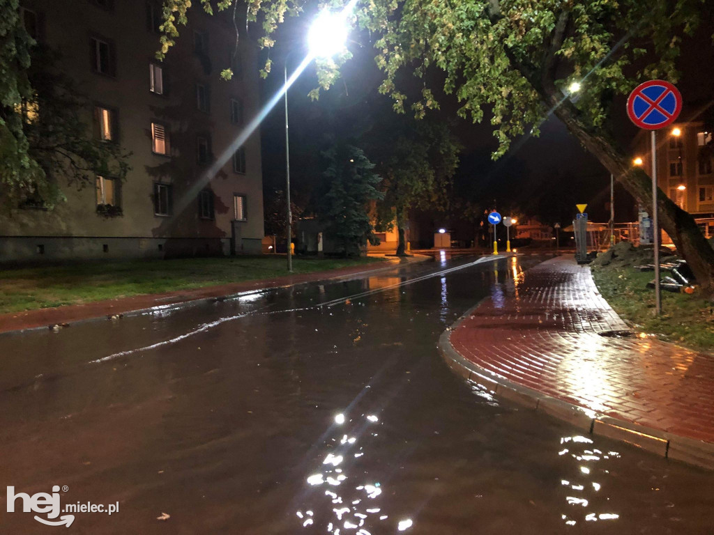 Ulewa nad Mielcem