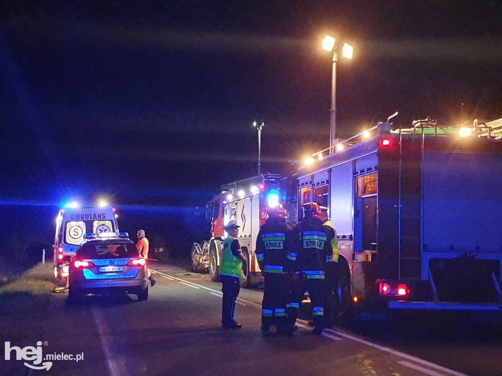 Wypadek na trasie Mielec - Rzeszów