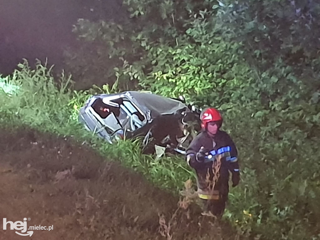 Wypadek na trasie Mielec - Rzeszów